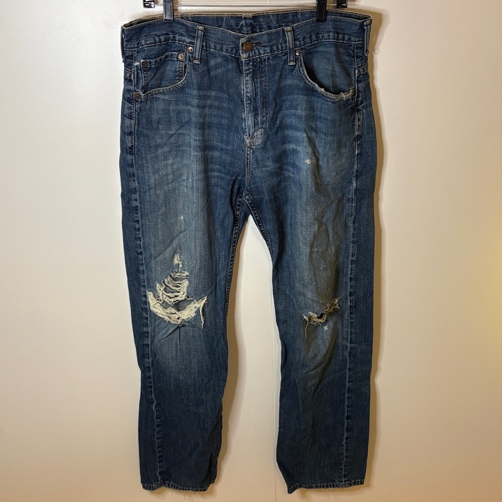 Levi's Men's Relaxed Fit Distressed Denim Jeans